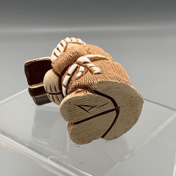 Uruguay Studio Pottery Unhooded Priest Monk Holding Book Bible Religious Signed - Picture 9 of 11